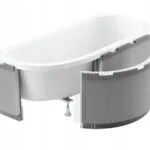 Obudowa podpłytkowa LED do wanien półokrągłych