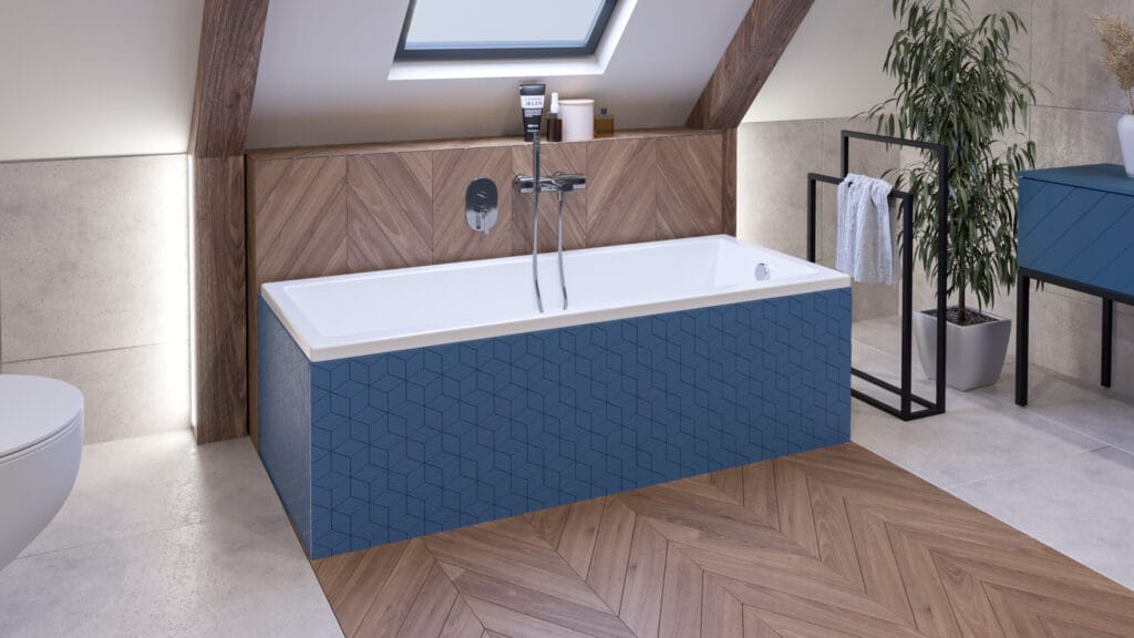 wanna quattro aranżacja zabudowa z płytek