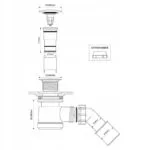 Syfon brodzikowy McAlpine HC26CLCP