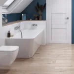 Bezrantowa miska wisząca WC Ness z deską wolnoopadającą