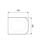 Deska wolnoopadająca WC NESS