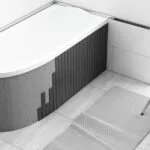 Obudowa podpłytkowa do wanien półokrągłych