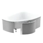 Obudowa podpłytkowa do wanien półokrągłych