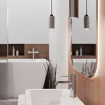 Polla – bateria umywalkowa stojąca nablatowa