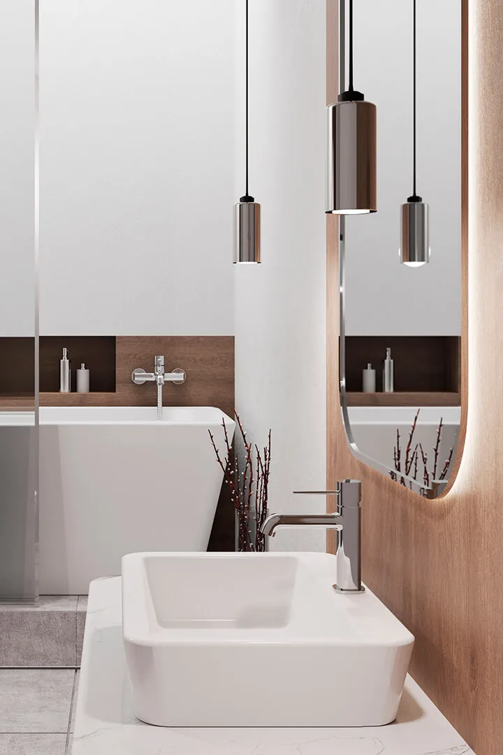 Polla – bateria umywalkowa stojąca nablatowa