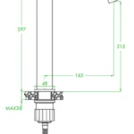 Polla – bateria umywalkowa stojąca nablatowa