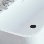 Korek wannowy mosiężny czarny
