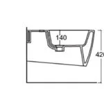 quadra_bidet Bidet wiszący Quadra