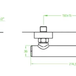 Pretto – bateria natryskowa ścienna bez zestawu natryskowego
