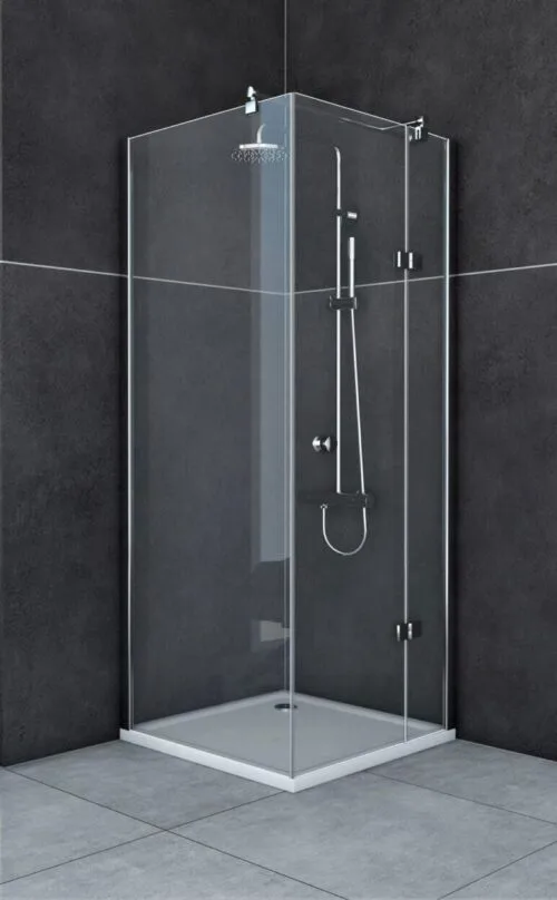 niski brodzik prysznicowy FRESH LINE- kabina kwadratowa bezprofilowa