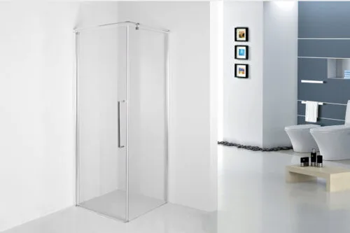 BK260T-prost_m1 FRESH LINE- kabina kwadratowa ze ścianką stałą