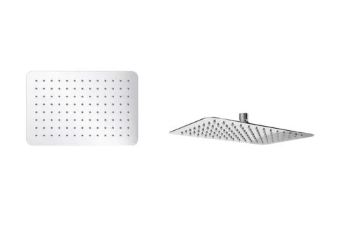 Głowica prysznicowa prostokątna Soft slim chrom