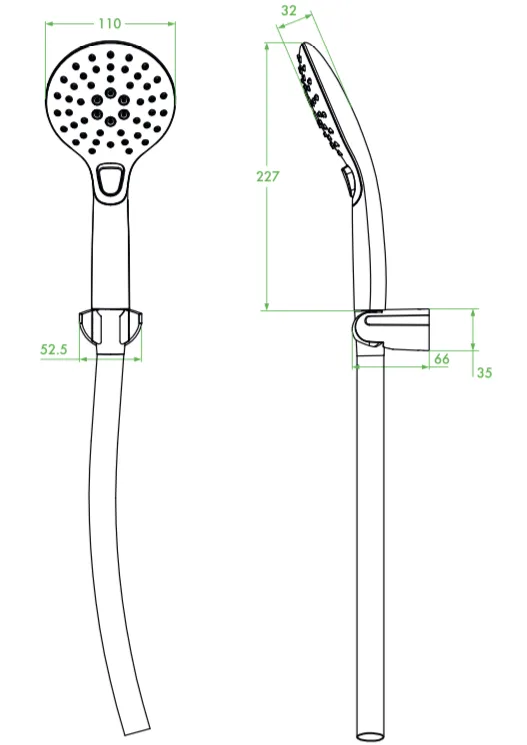bez nazwy Boho – zestaw natryskowy punktowy