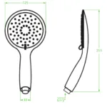 Fino – zestaw natryskowy punktowy