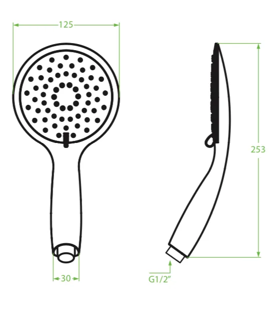 Fino – zestaw natryskowy punktowy