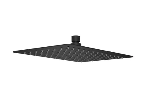 Głowica prysznicowa prostokątna Slim czarny mat