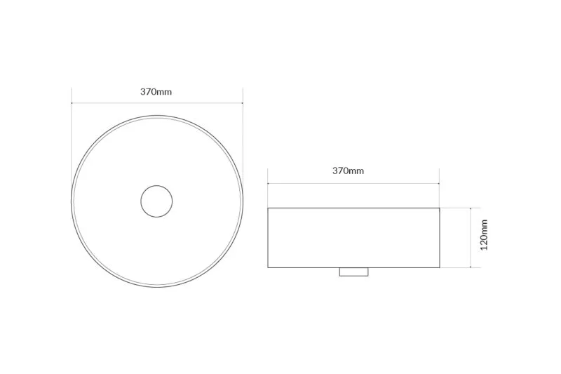 Drukowanie Umywalka nablatowa Ovia 35