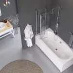 FLIPER parawan nawannowy trzyczęściowy lewy