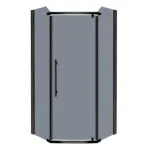 kabina prysznicowa Prato na brodzik pieciokątny