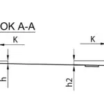 brodzik rys. techniczny bok brodzika