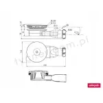 wirquin brodzikowy syfon rys. techniczny