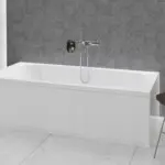 Wanna prostokątna LUNA 160x70 z obudową i syfonem