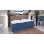 projekt wanny białej w łazience