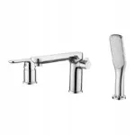 Wanna IBIZA 160x105 lewa z obudową, baterią i syfonem chrom