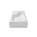 Brodzik głęboki 120x80x25 prawy + osłony