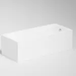 Wanna prostokątna BELL 150x70 z obudową i syfonem