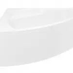 Wanna IBIZA 160x105 lewa z obudową, baterią i syfonem chrom