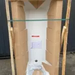 Wanna prostokątna BELL 140x70 z baterią 3-otworową chrom