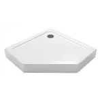 brodzik biały akrylowy pentagonalny Laminart