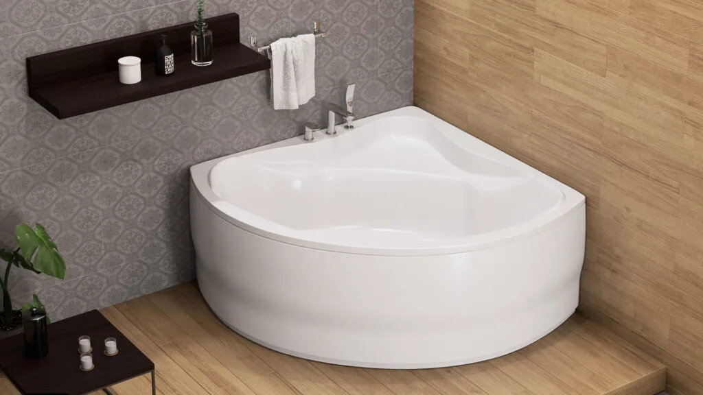 wanna narożna beta z obudową