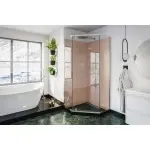 brodzik pentagonalny pieciokatny brodzik posadzkowy czarny