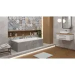 Wanna prostokątna BELL 170x70 z baterią 3-otworową