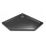 pięciokątny brodzik czarny