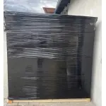 Wanna narożna LAURA 150x150 z baterią 4-otw czarną