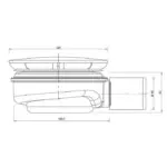 syfon brodzikowy rys. techniczny