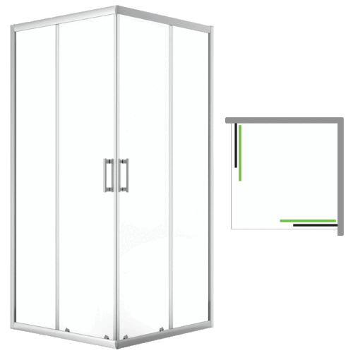 Kabina prysznicowa Desna 90x90 cm – nowoczesny komfort i elegancja w Twojej łazience
