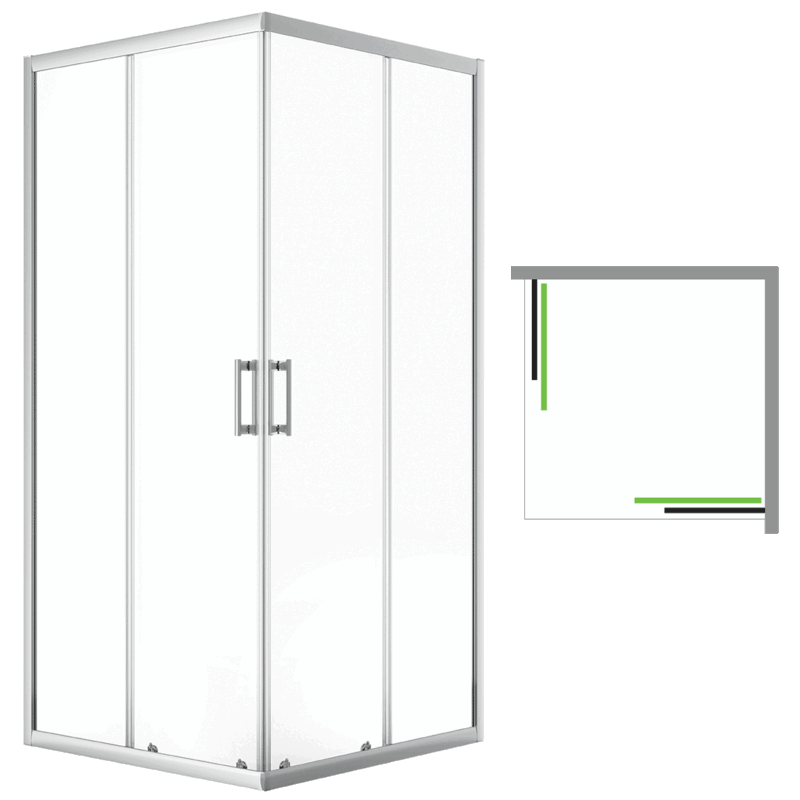 Kabina prysznicowa Desna 90x90 cm – nowoczesny komfort i elegancja w Twojej łazience