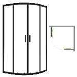 Kabina natryskowa Desna półokrągła 80x80 cm – nowoczesność, funkcjonalność i elegancja