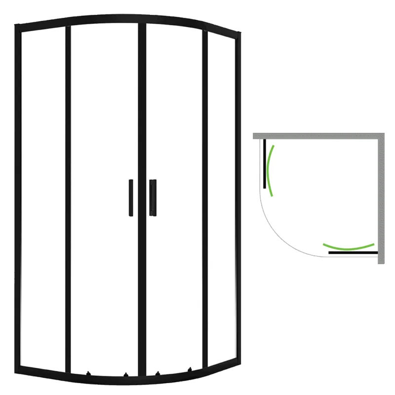 Kabina natryskowa Desna półokrągła 80x80 cm – nowoczesność, funkcjonalność i elegancja