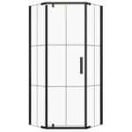 Kabina natryskowa Kerra Metro 90x90 cm z czarną kratą