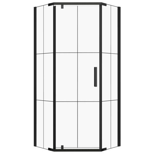 Kabina natryskowa Kerra Metro 90x90 cm z czarną kratą