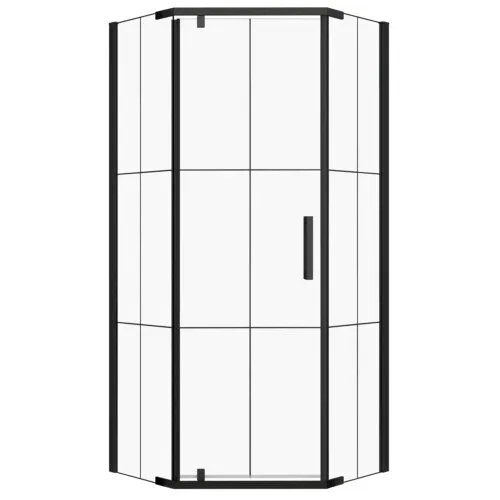 Kabina natryskowa Kerra Metro 90x90 cm z czarną kratą