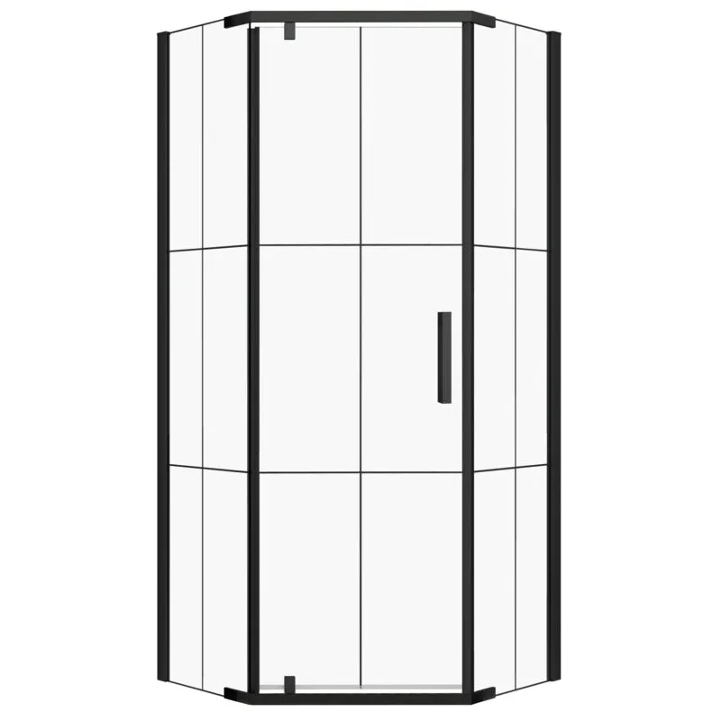 Kabina natryskowa Kerra Metro 90x90 cm z czarną kratą