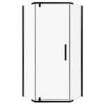 Nowoczesna Kabina Prysznicowa 80x80x190 czarna pentagonalna  – Komfort, Styl i Bezpieczeństwo