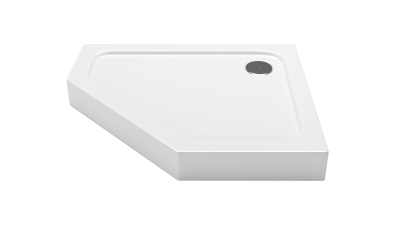 BRODZIK PRYSZNICOWY GLASGOW 100×80 PRAWY – ELEGANCJA I WYGODA W TWOJEJ ŁAZIENCE