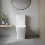 KOMPAKT WC STOJĄCY PIONOWY BEZRANTOWY BIAŁY WYPINANA DESKA WOLNOOPADAJĄCA MADERO ELITE